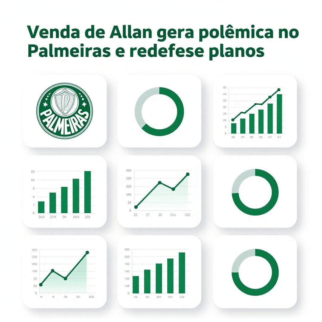 Infográfico - Venda de Allan gera polêmica no Palmeiras e redefine planos táticos do técnico para a temporada