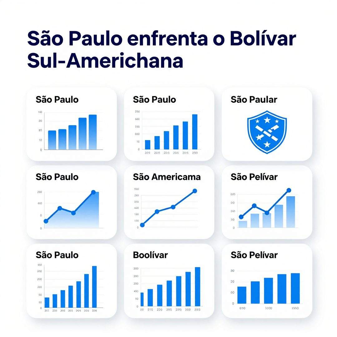 Infográfico - São Paulo enfrenta o Bolívar pela Sul-Americana: análise tática e desafios para a classificação no grupo