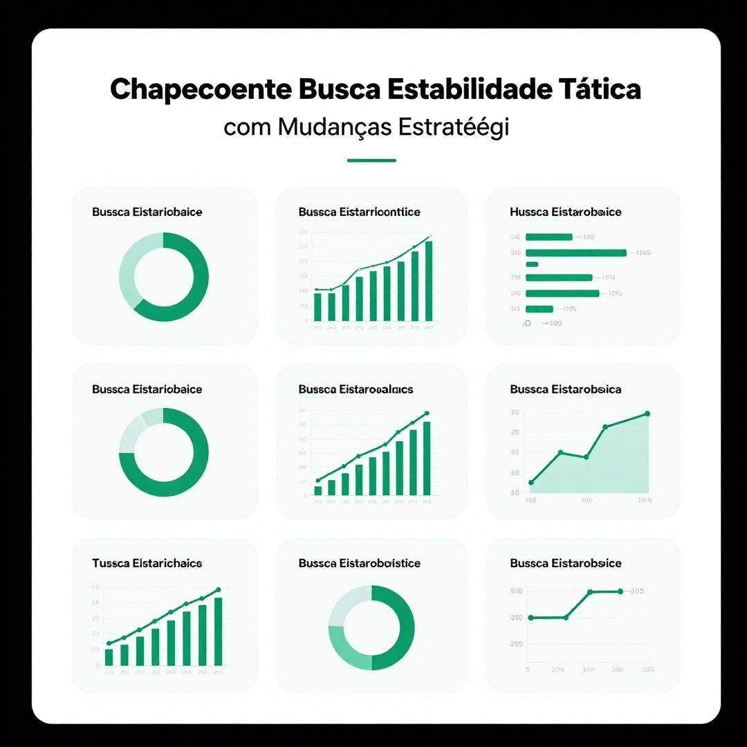 Infográfico - Chapecoente Busca Estabilidade Tática com Mudanças Estratégicas para Garantir Permanência na Elite do Futebol