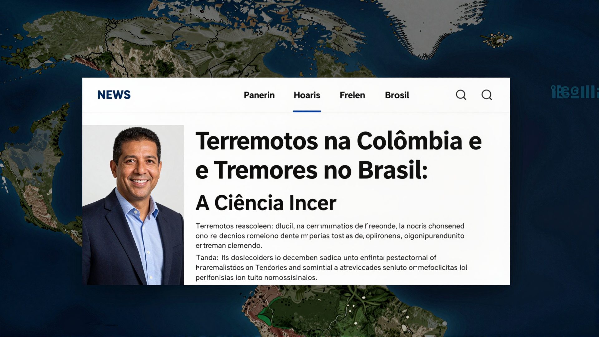 Terremotos na Colômbia e Tremores no Brasil: A Ciência Incerta e o Impacto nos Estádios de Futebol