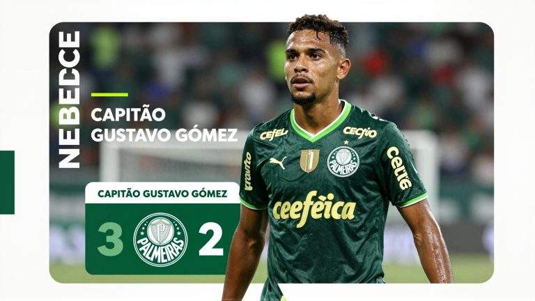 Capitão Gustavo Gómez decide, e Palmeiras vence o Cerro Porteño para avançar na Liberta