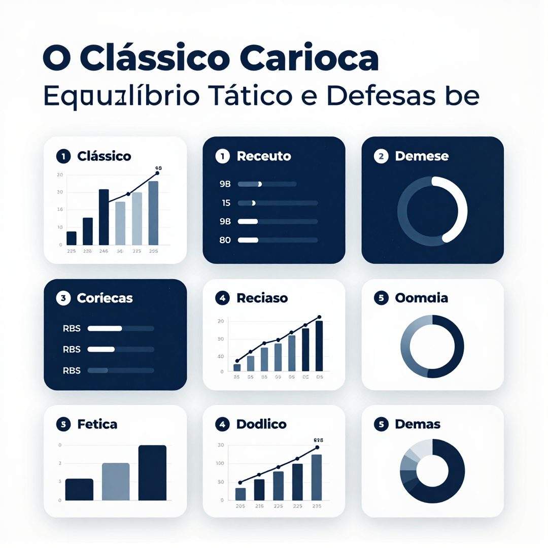 Infográfico - O Clássico Carioca Que Exibiu Equilíbrio Tático e Defesas Decisivas