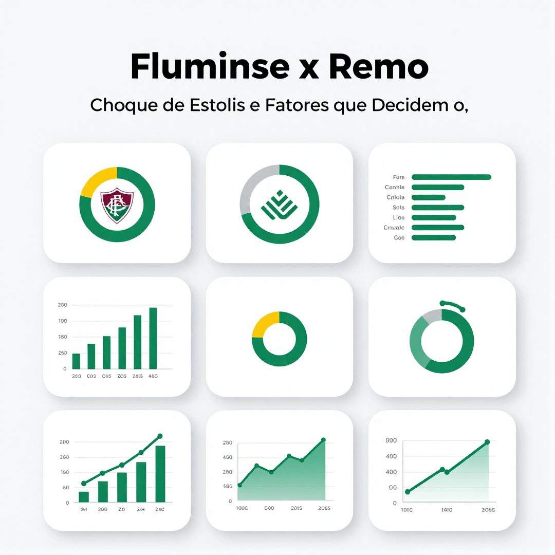 Infográfico - Fluminense x Remo: Choque de Estilos e Fatores que Decidem o Futuro dos Dois Clubes no Brasileirão