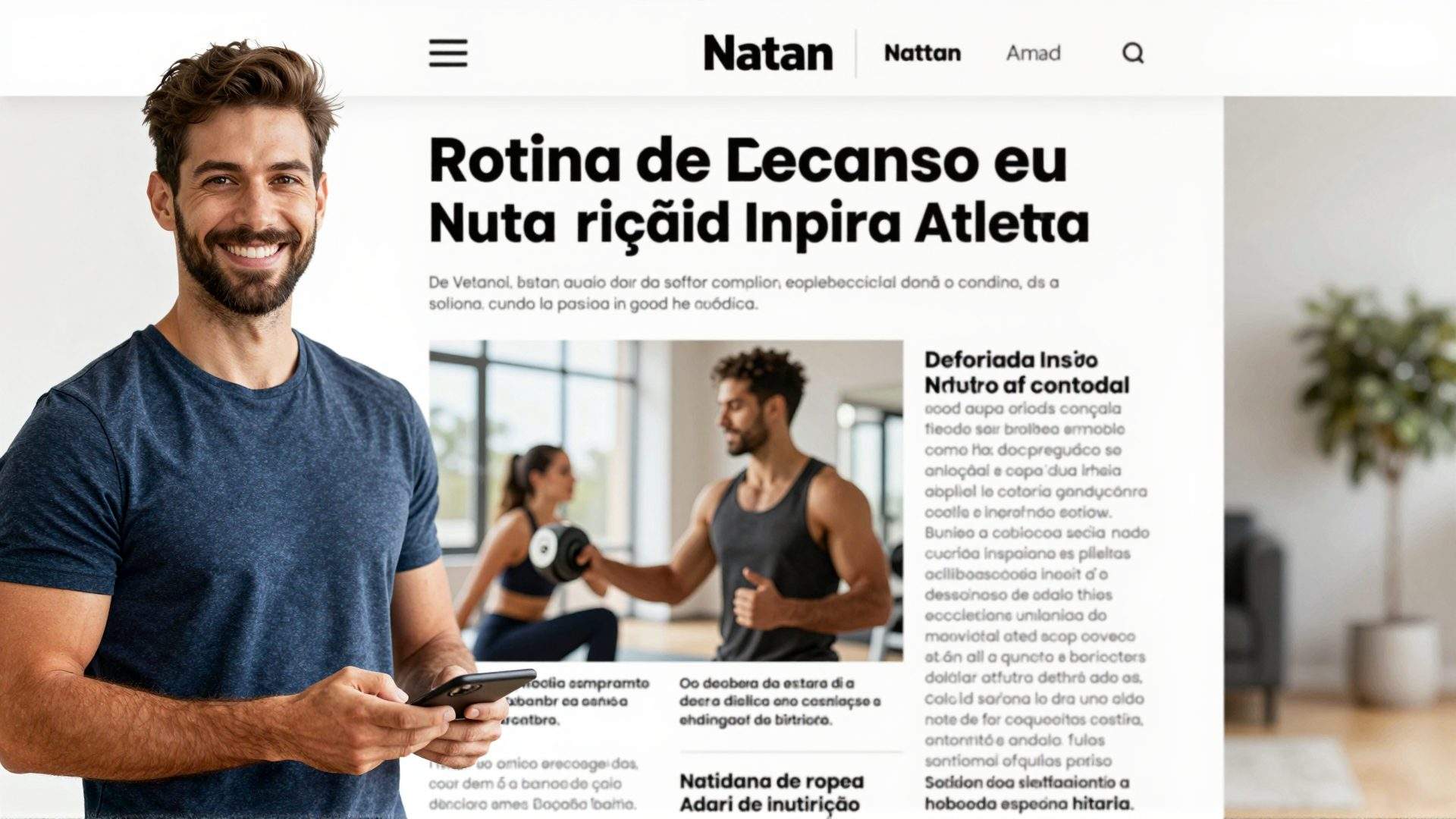 Rotina de Descanso e Nutrição de Nattan Inspira Atletas Amadores do Futebol e Futsal Nacional