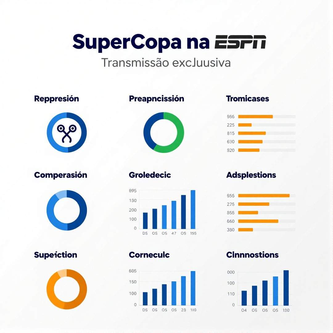 Infográfico - SuperCopa na ESPN: como a transmissão exclusiva impacta a audiência e as receitas dos clubes