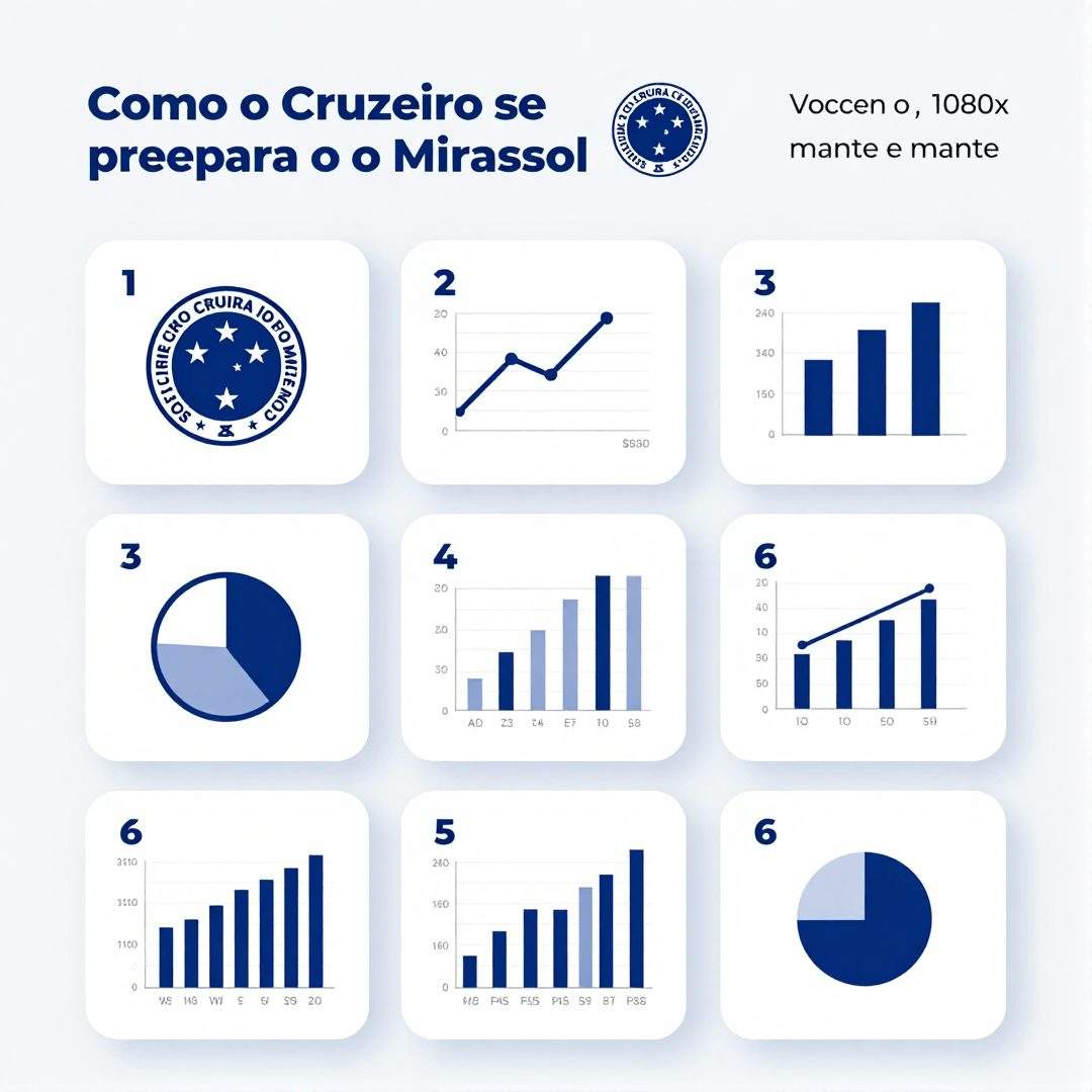 Infográfico - Como o Cruzeiro se prepara para enfrentar o Mirassol e manter sonho de classificação