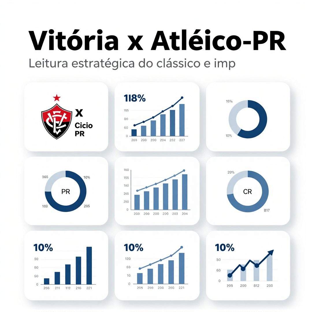 Infográfico - Vitória x Atlético-PR: leitura estratégica do clássico e impacto na tabela da Série B