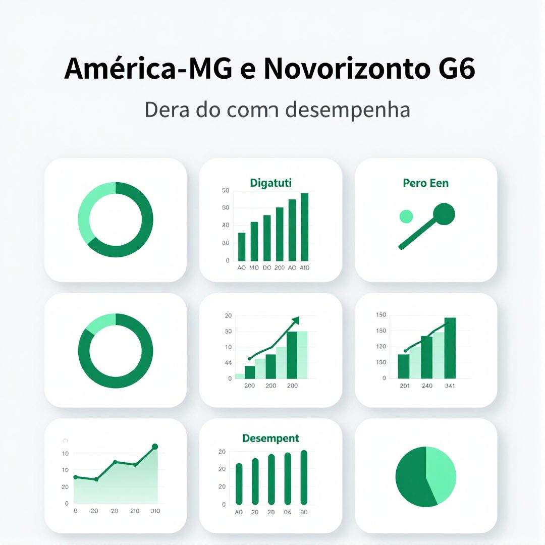 Infográfico - América-MG e Novorizontino disputam vaga no G6 com desempenho consistente no futebol nacional