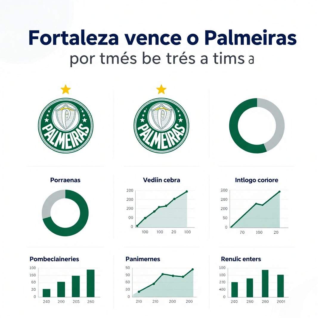 Infográfico - Fortaleza vence o Palmeiras por três a dois e define ritmo das oitavas da Copa do Brasil