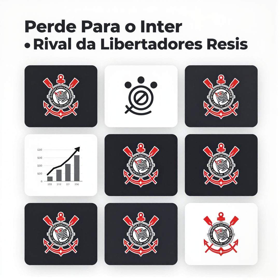 Infográfico - Corinthians Perde Para o Inter e Rival da Libertadores Resiste após Sequência de Jogos Sem Vencer