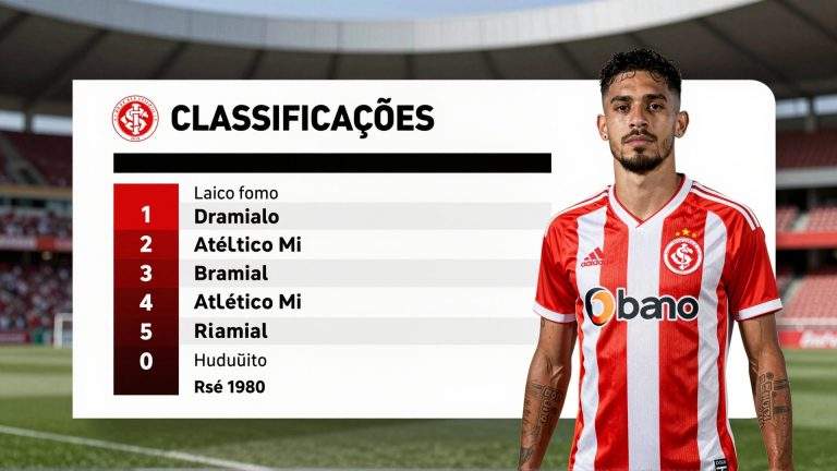 Como as classificações de Internacional contra o Atlético Mineiro redefinem os objetivos da zona Sul