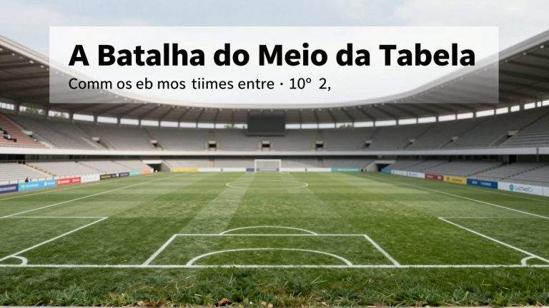 A Batalha do Meio da Tabela: Como os Times Entre o 10º e o 20º Lugar Decidem o Futuro do Brasileirão