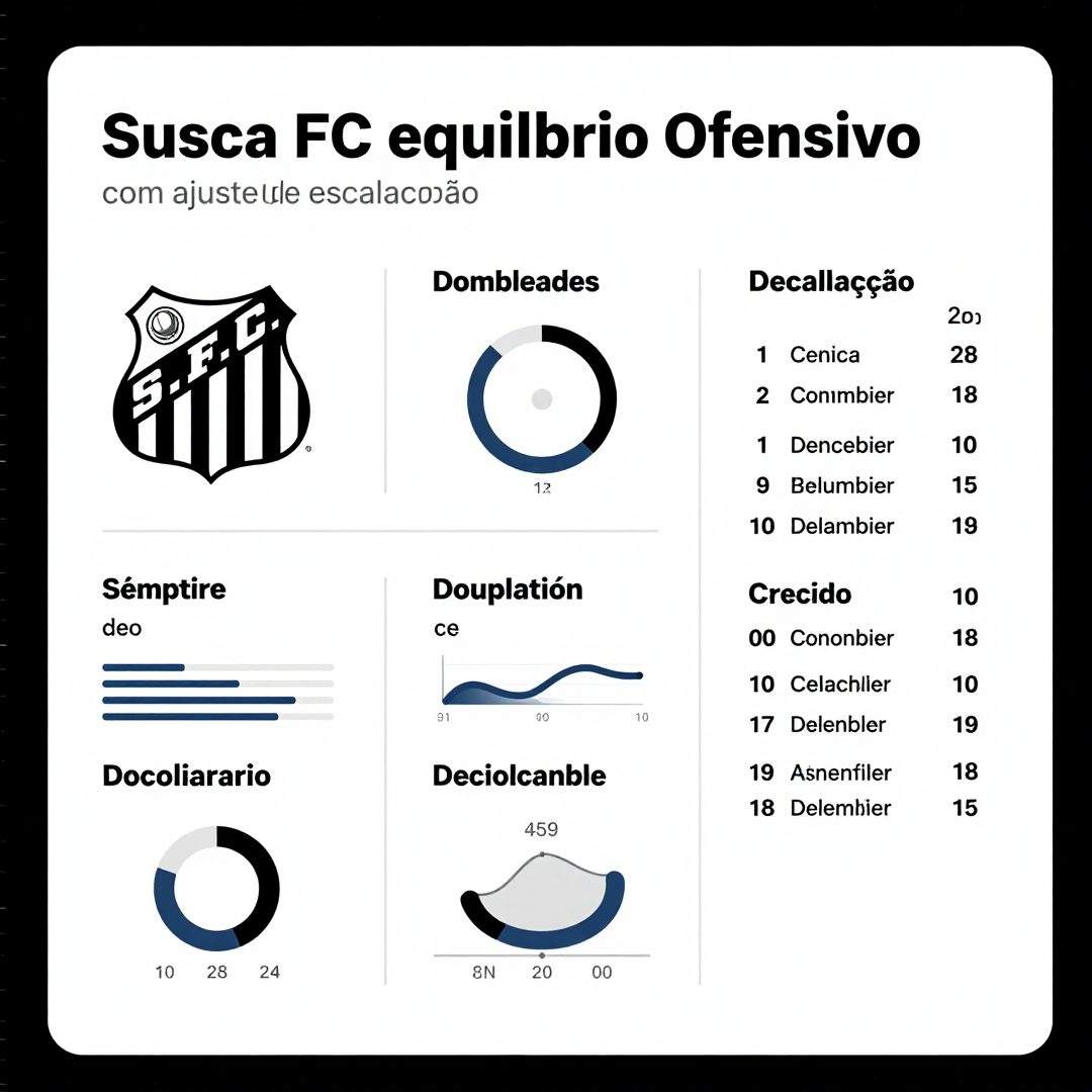 Infográfico - Santos FC busca equilíbrio ofensivo com ajustes de escalação para o confronto decisivo