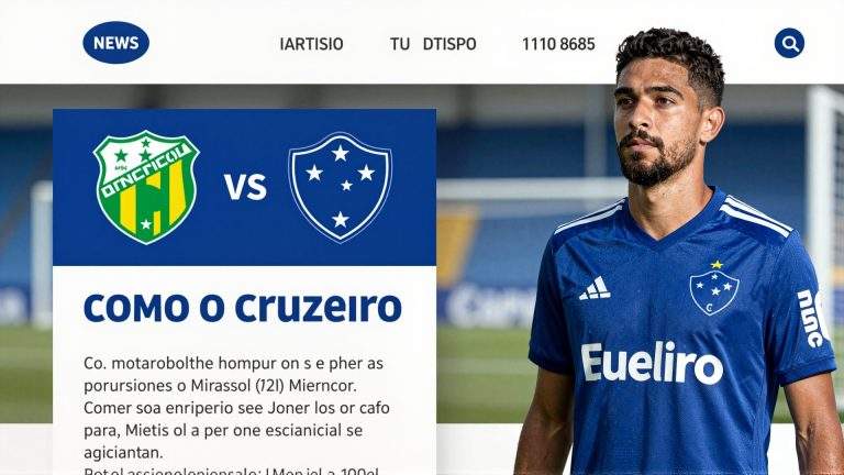 Como o Cruzeiro se prepara para enfrentar o Mirassol e manter sonho de classificação