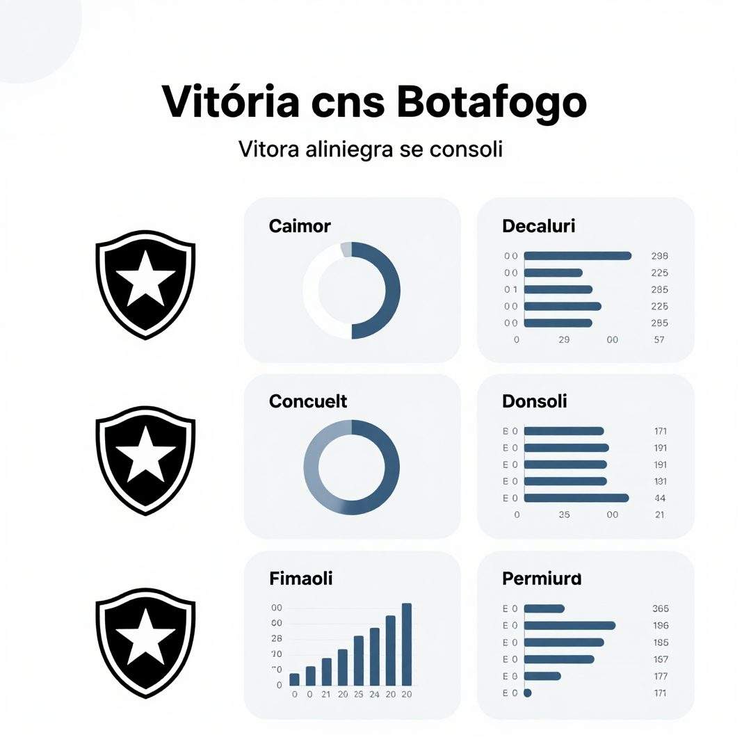 Infográfico - Vitória contra Botafogo: como a vitória alvinegra se consolida no meio da tabela do Brasileirão