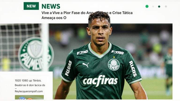Palmeiras Vive a Pior Fase do Ano e Crise Tática Ameaça os Objetivos da Diretoria Paulista