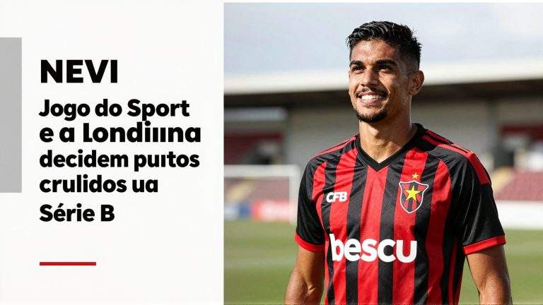 Jogo do Sport e Londrina decidem pontos cruciais na Série B nesta rodada