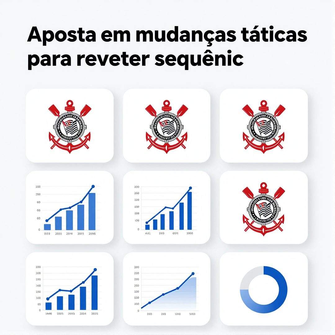 Infográfico - Corinthians aposta em mudanças táticas para reverter sequência de jogos sem vitória no Brasileirão