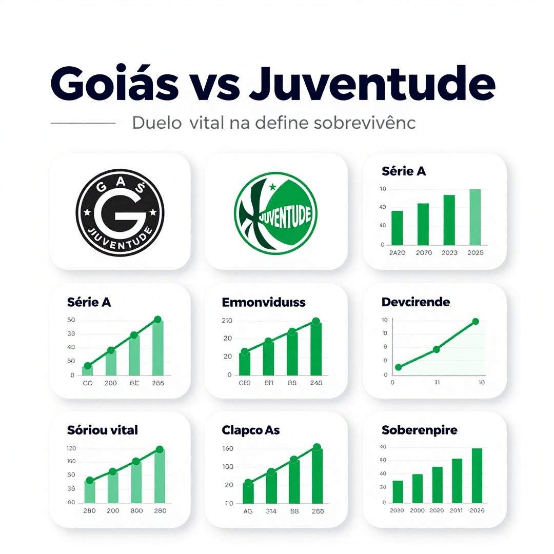 Infográfico - Goiás x Juventude: duelo vital na Série A define sobrevivência e testa nervos da diretoria goiana