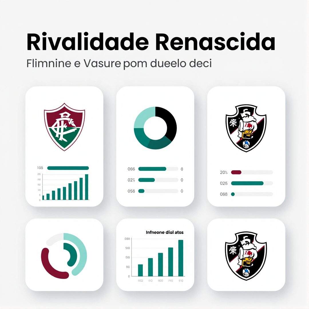 Infográfico - Rivalidade Renascida: Fluminense e Vasco preparam duelo decisivo para redefinir o Brasileirão