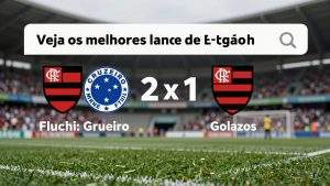 Veja os melhores lances de Flamengo 2 x 1 Cruzeiro: Golaços e defesa histórica classificam o Rubro-Negro