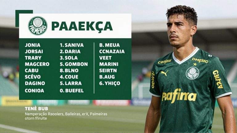 Palmeiras x: a pressão por títulos e como a escalação recente impacta diretamente as metas do elenco
