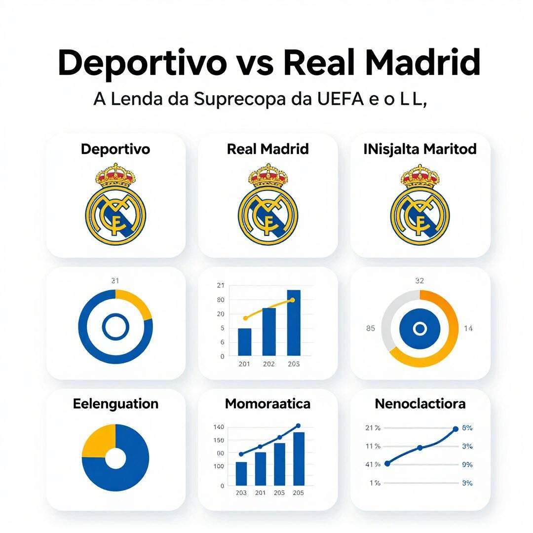 Infográfico - Deportivo vs Real Madrid: A Lenda da Supercopa da UEFA e o Legado que Define Épocas