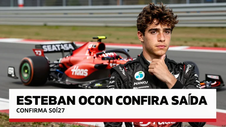 Esteban Ocon confirma saída: a rota da Haas em 2027 e reflexos no mercado brasileiro