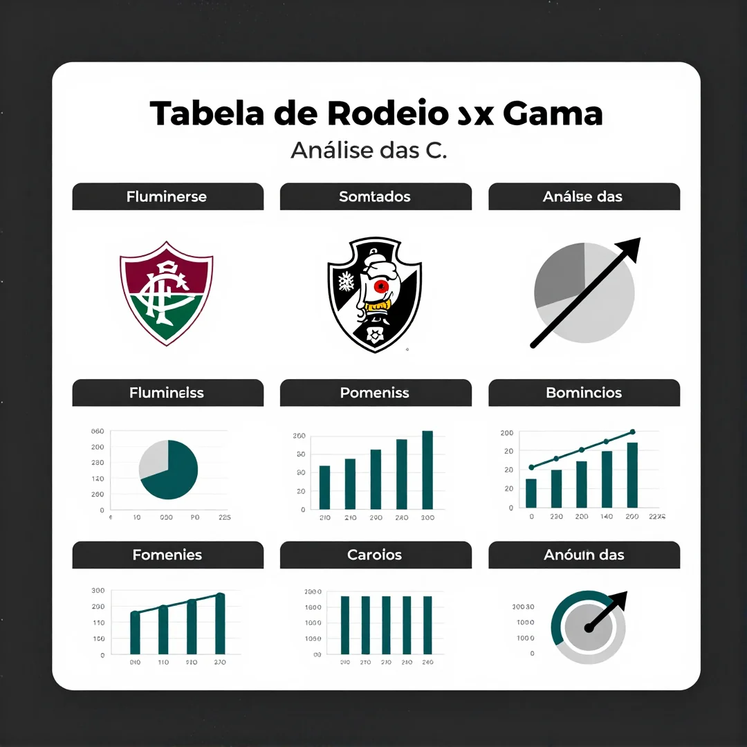 Infográfico - Tabela de Rodeio: Fluminense x Vasco de Gama – Análise das Classificações e Cenários Atuais