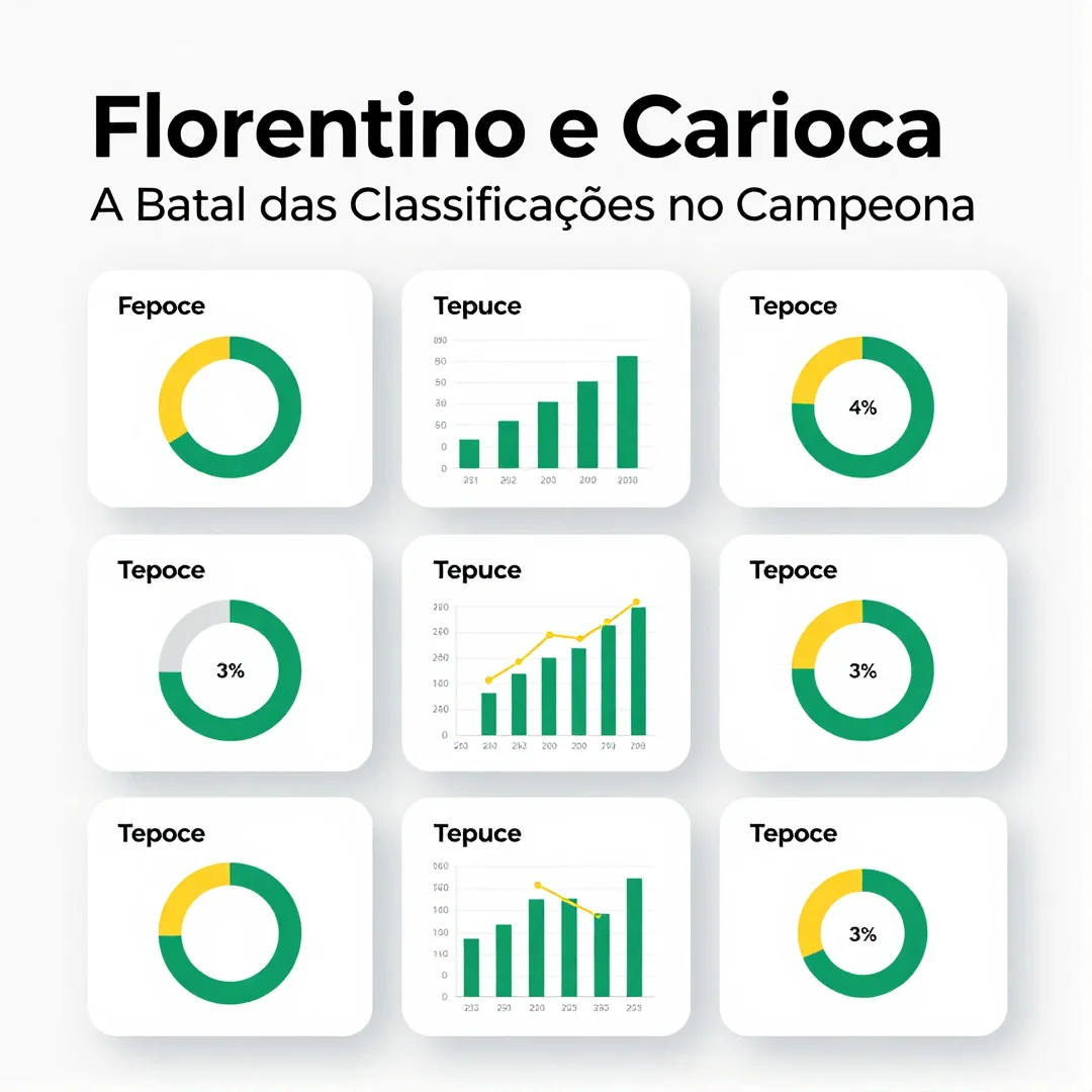 Infográfico - Florentino e Carioca: A Batal das Classificações no Campeonato Brasileiro de 2026