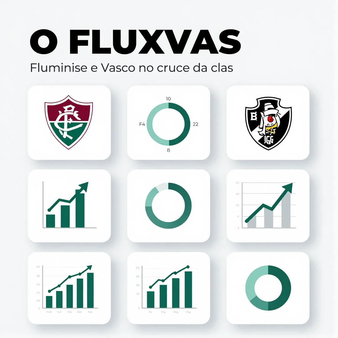 Infográfico - O FLUxVAS se consolidou: Fluminense e Vasco no cruce da classificação de campeonatos