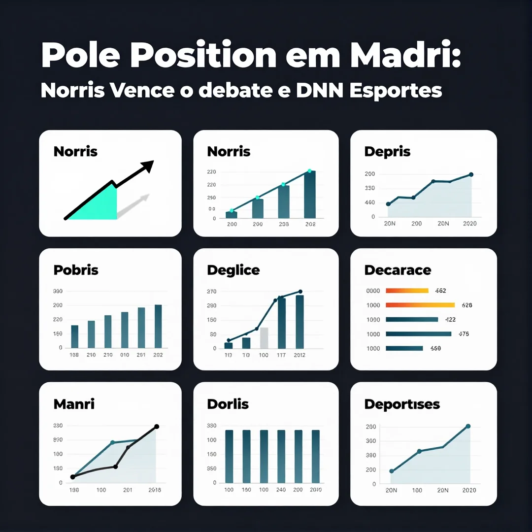 Infográfico - Pole Position em Madri: Norris Vence o Debate e DNN Esportes Analisa a Batalha