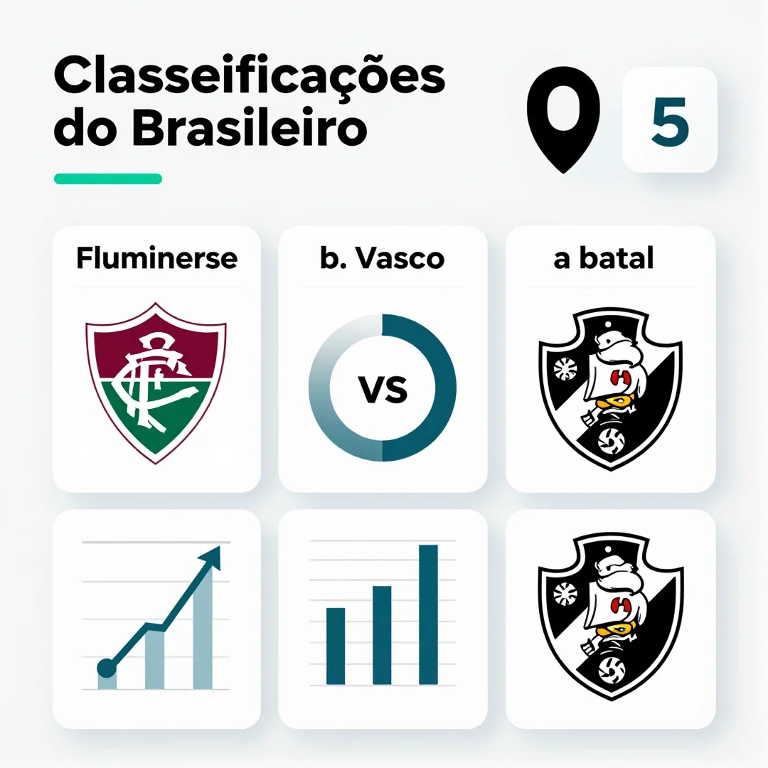 Infográfico - Classeificações do Brasileiro: Fluminense vs Vasco e a batalha por títulos que definiram a temporada