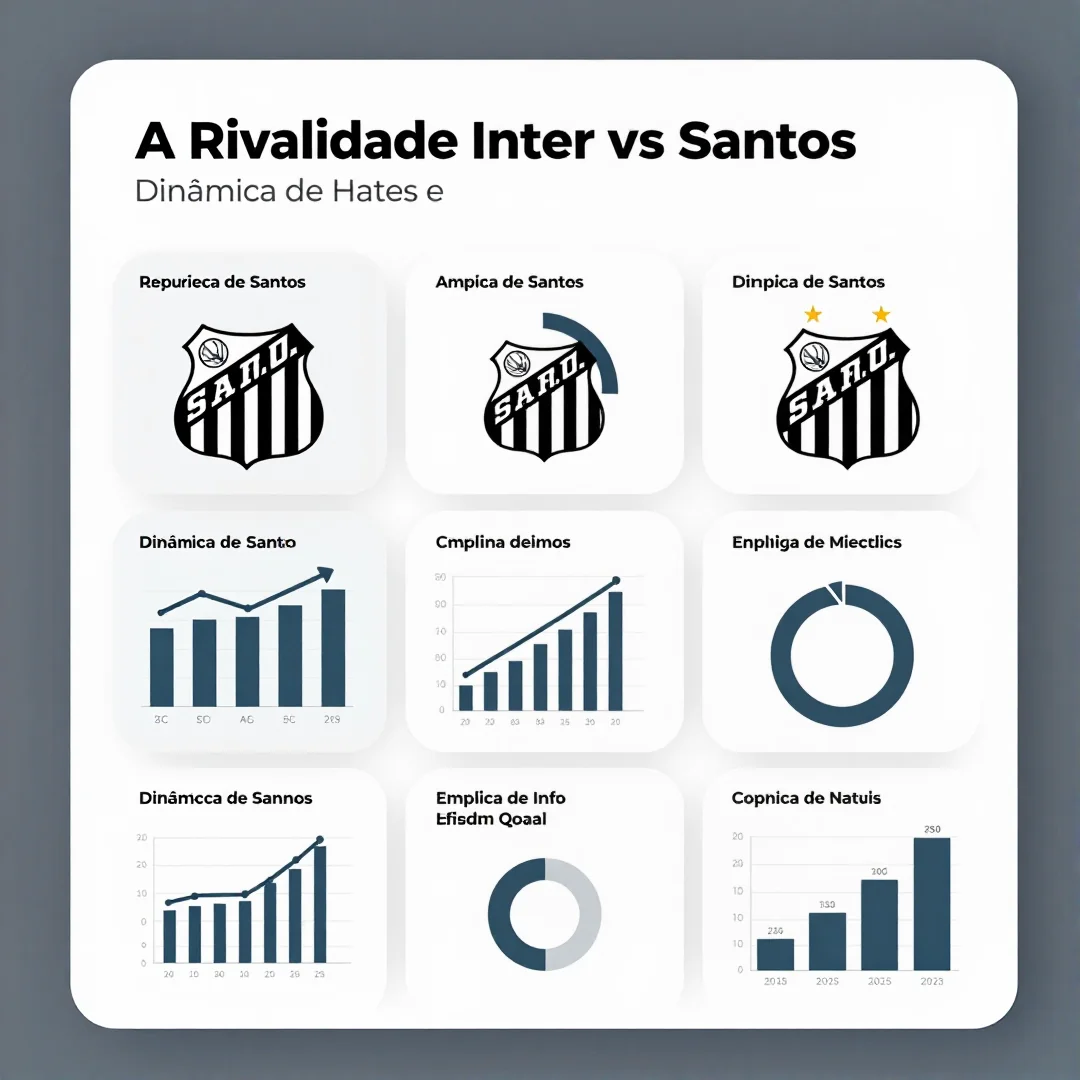 Infográfico - A Rivalidade Inter vs Santos: Dinâmica de Hates e Análise Tática Moderna