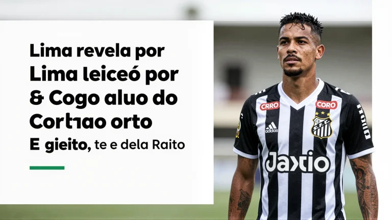Lima revela por que aceitou contrato curto no Santos e reduziu salário para voltar ao Brasil