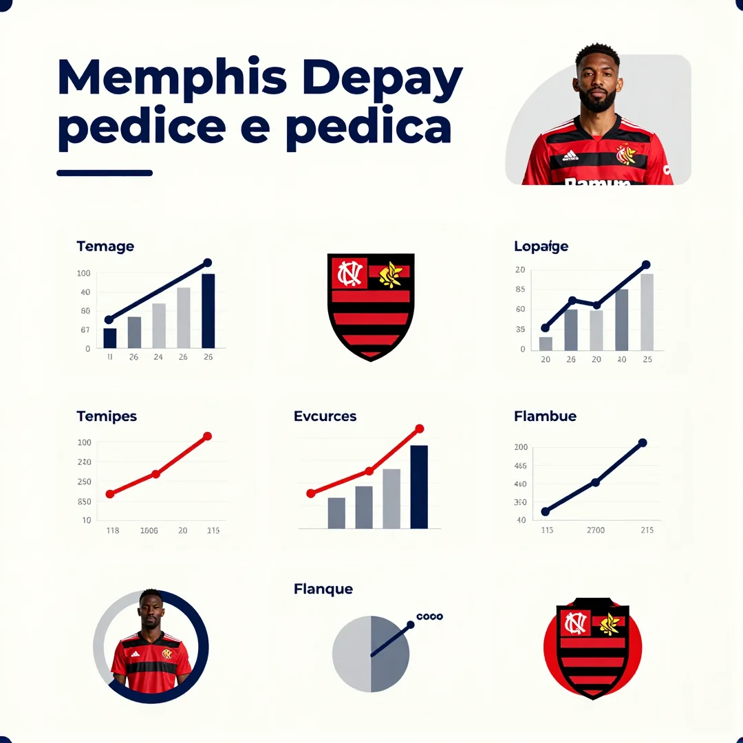Infográfico - Memphis Depay teme lesão e pede para evitar duelo com Flamengo