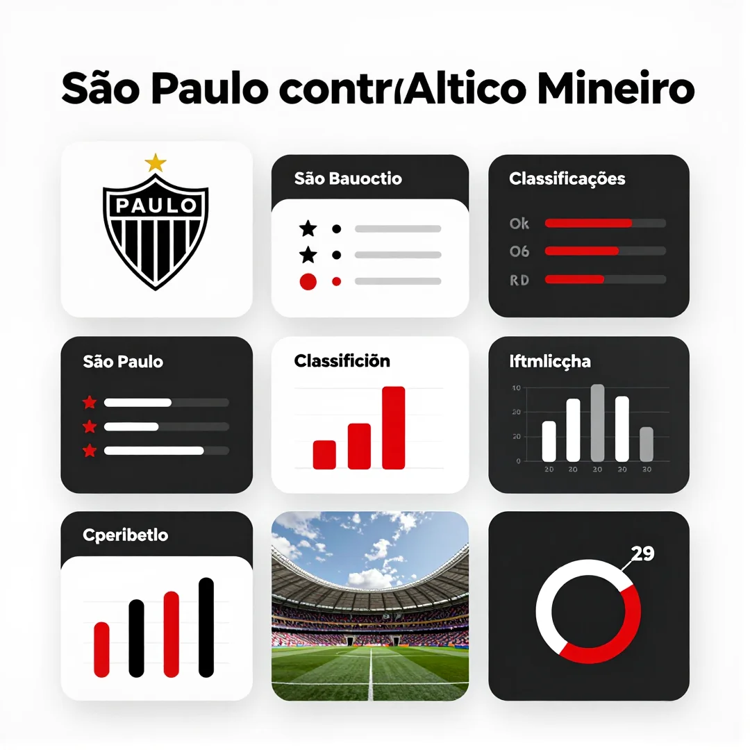 Infográfico - São Paulo contra Atlético Mineiro: o que as classificações mostram sobre a disputa pelo troféu nacional