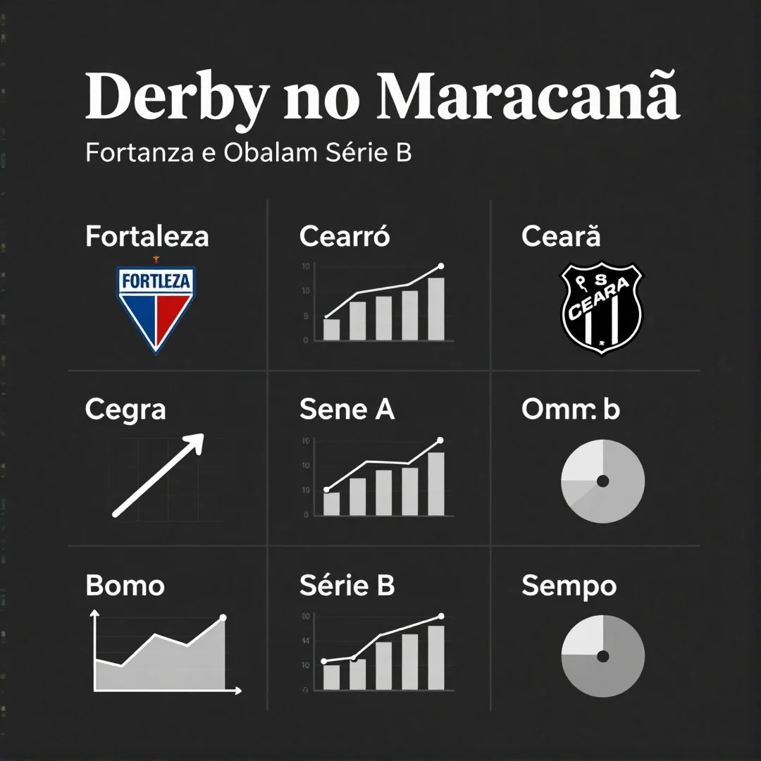 Infográfico - Derby no Maracanã: Fortaleza e Ceará abalam Série B com empate histórico