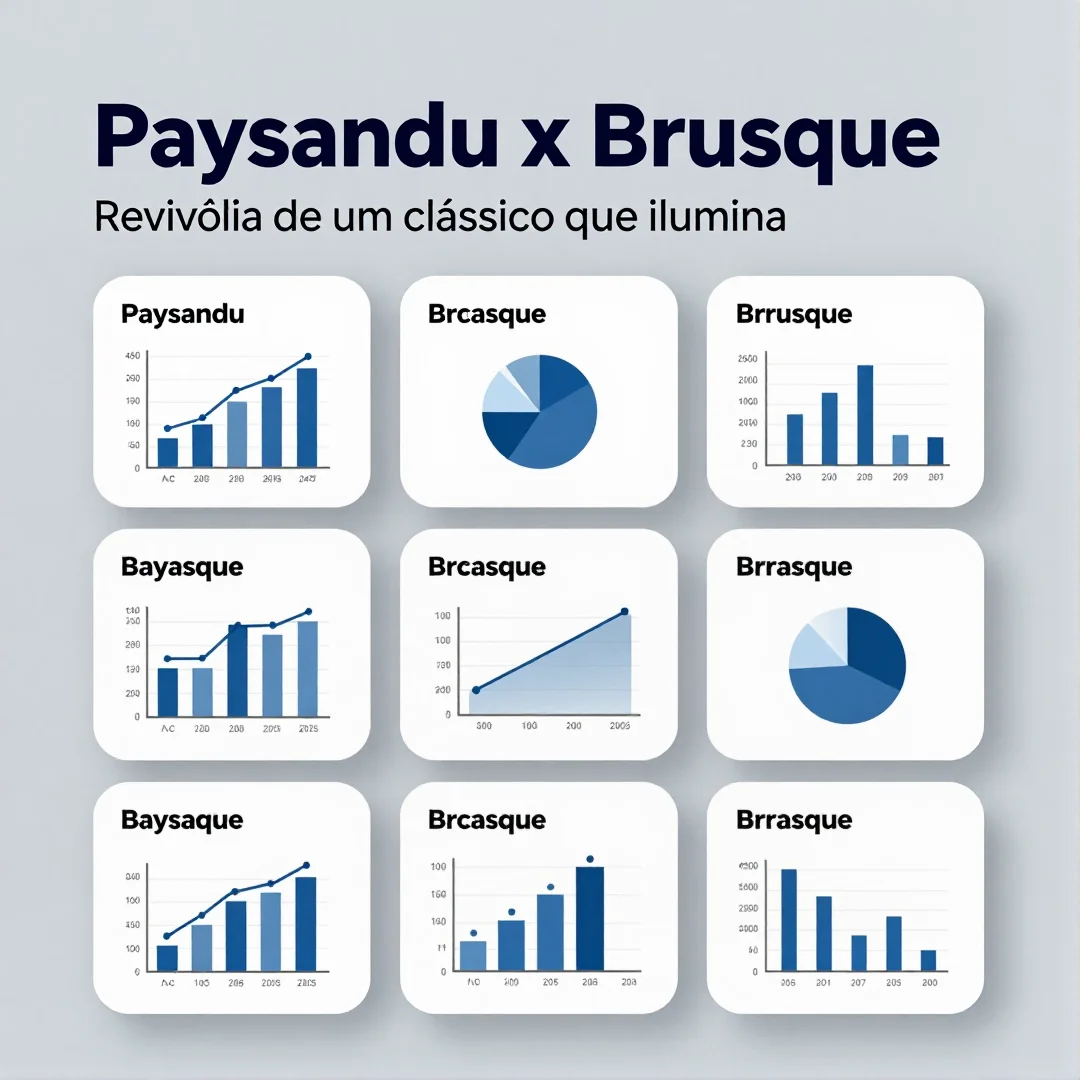 Infográfico - Paysandu x Brusque: a revivência de um clássico que ilumina o futebol nacional