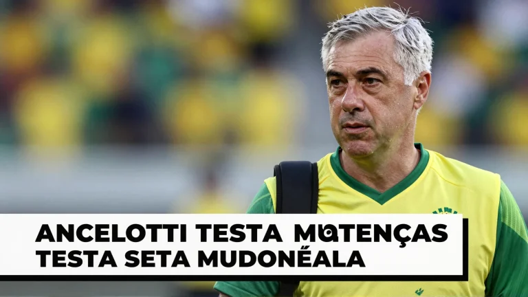 Ancelotti testa sete mudanças contra Austrália: Raphinha assume a função de camisa 9 em partida decisiva