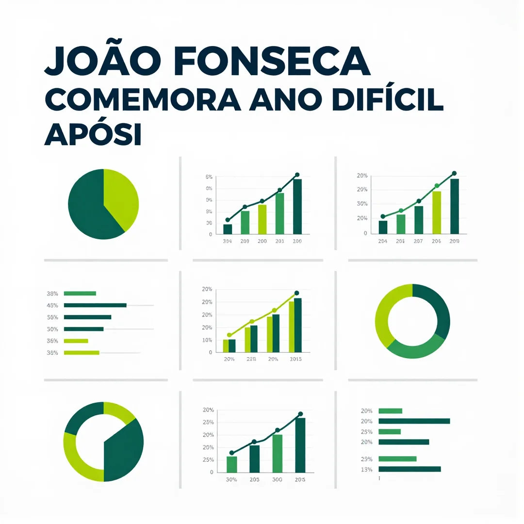 Infográfico - João Fonseca comemora ano difícil após lesões e brinca com Guga ao lado do time