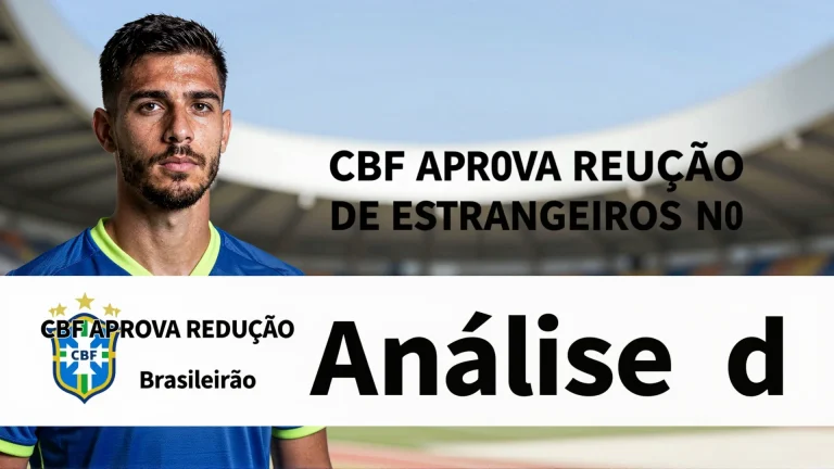 CBF Aprova Redução de Estrangeiros no Brasileirão: Análise do Impacto nos Times e na Seleção