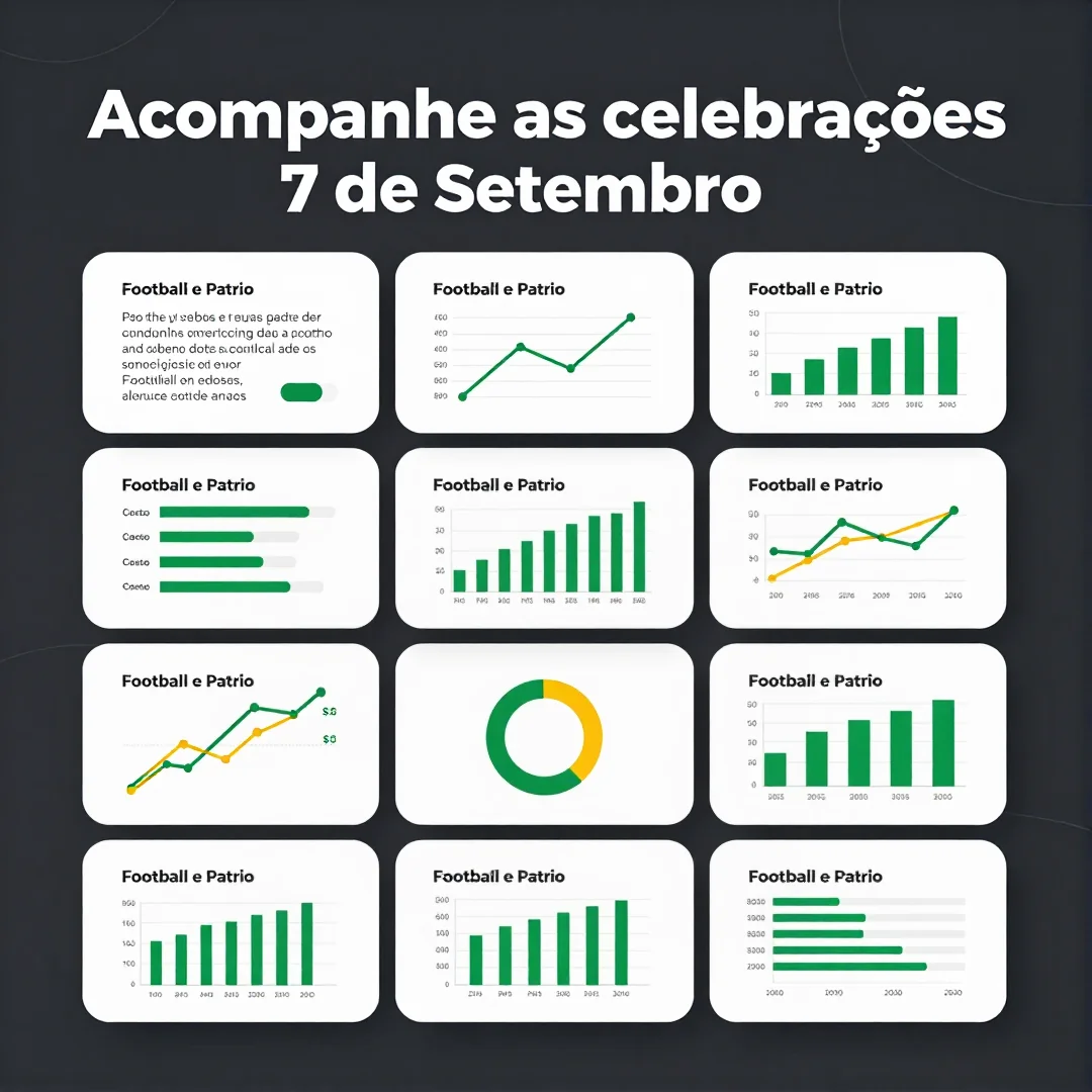 Infográfico - Acompanhe as celebrações de 7 de Setembro: Football e Patrioismo nos tramos do Brasil