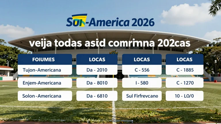 Sul-Americana 2026: veja todas as datas confirmadas e locais dos jogos do campeonato