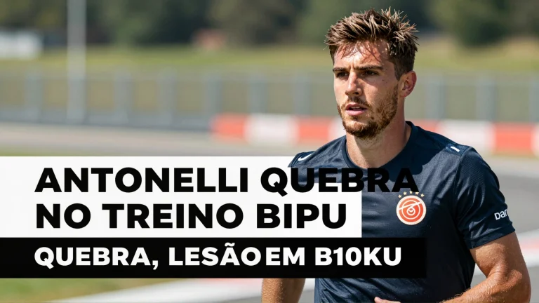 Antonelli quebra no treino em Baku: impacto da lesão nas apostas do GP