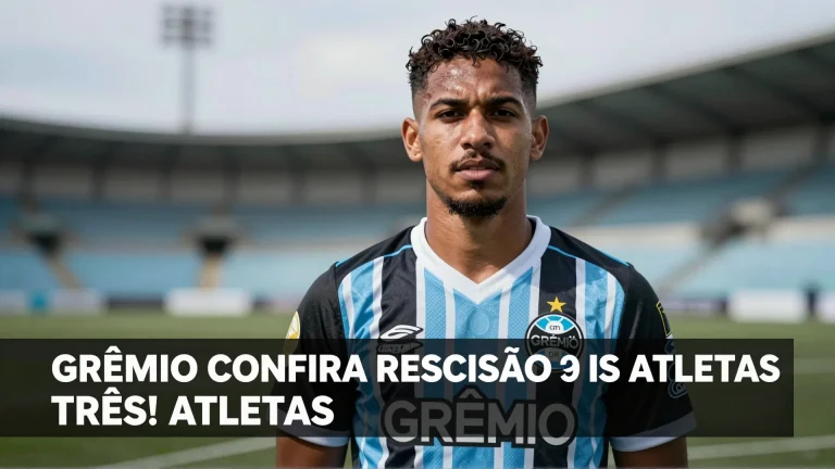 Grêmio confirma rescisão três atletas: novos projetos para Série A