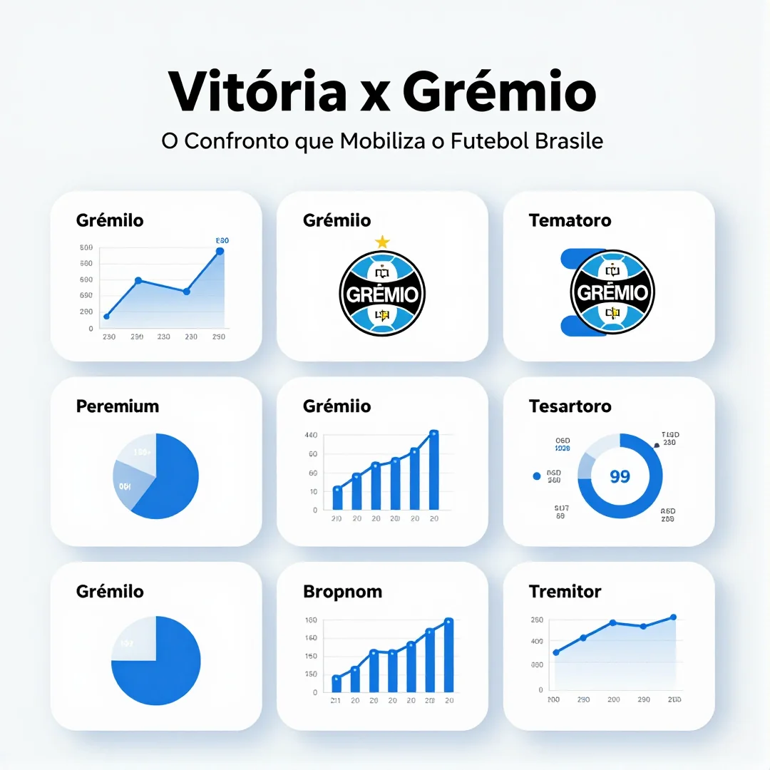 Infográfico - Vitória x Grêmio: O Confronto que Mobiliza o Futebol Brasileiro