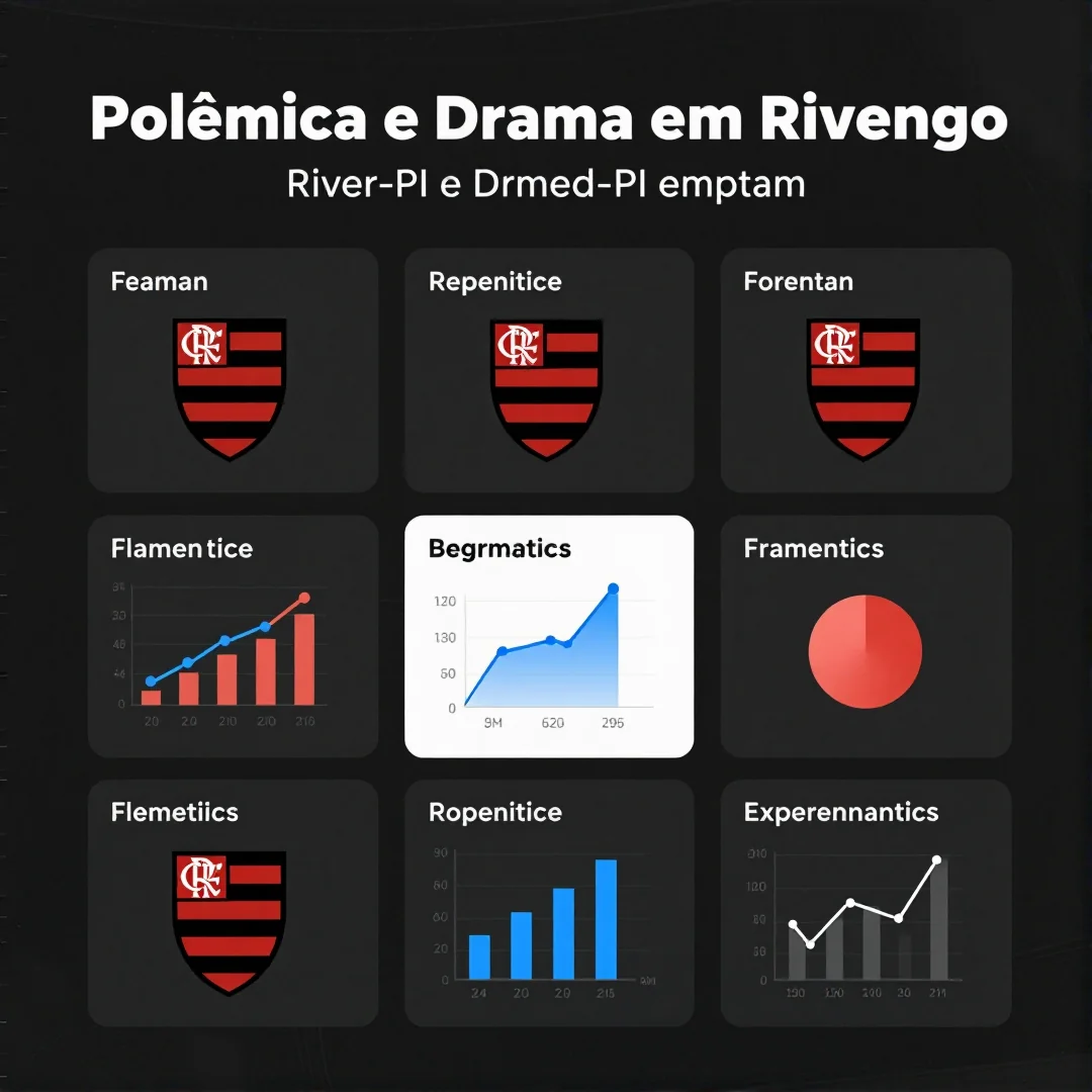 Infográfico - Polêmica e Drama em Rivengo: River-PI e Flamengo-PI empatam no Brasileirão