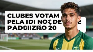 Clubes votam pela padronização de horários no Brasileirão 2027: o que muda na disputa do campeonato