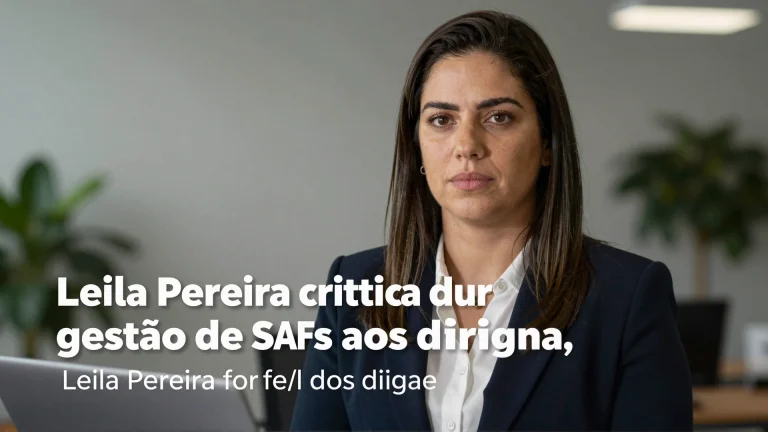 Leila Pereira critica gestão de SAFs e faz alerta aos dirigentes sobre problemas financeiros da categoria